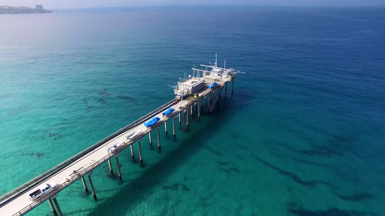 스크립스 부두, 블루 퍼시픽 오션, 라호야 샌디에이고 캘리포니아