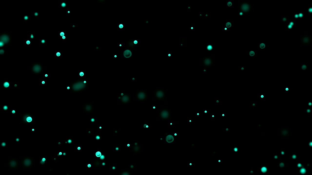 4k globo de fondo turquesa en bucle