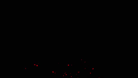 multi color popper confeti cayendo partículas de brillo animación de bucle 4k con pantalla verde alfa