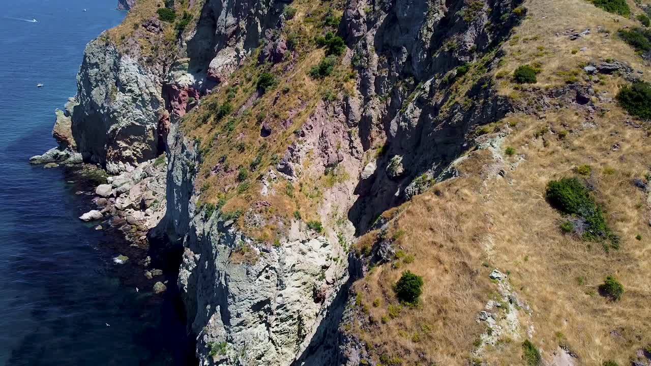 vista de gran angulo de la isla de catalina