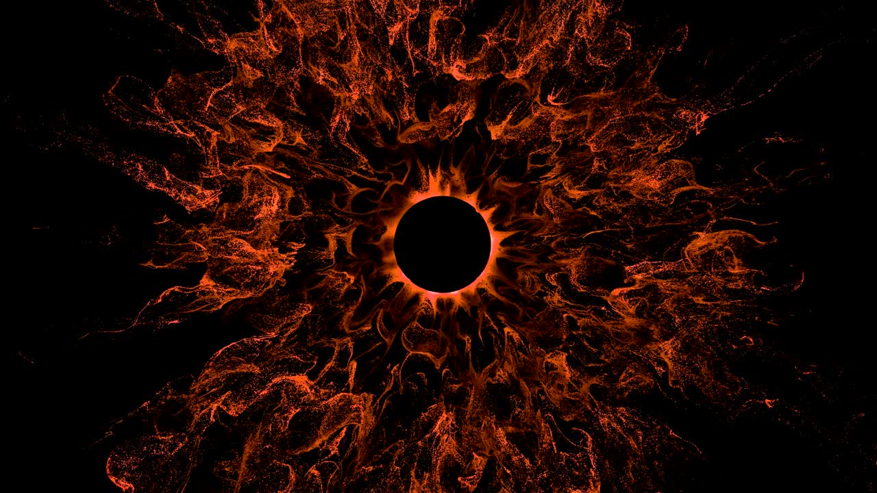 4k cgi 페인트 파우더 충격파 시레이션