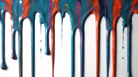 abstract dripping paint art