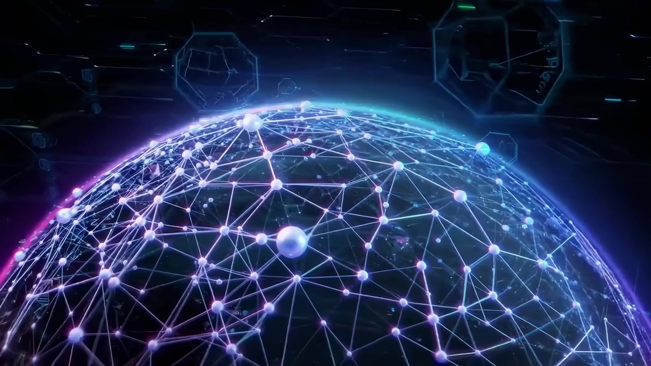 Abstract Digital Network Connection and Global Data Flow