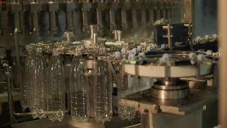 automated bottle filling and capping machine in action