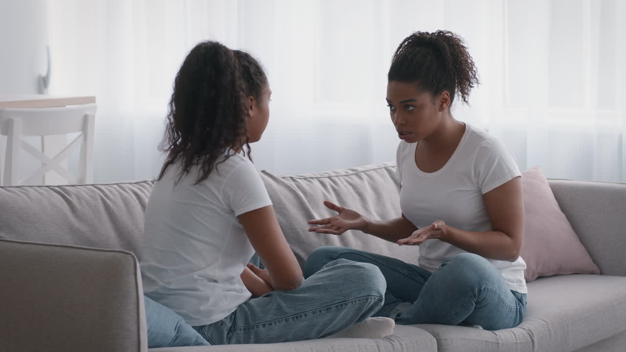 Mother and Daughter Arguing