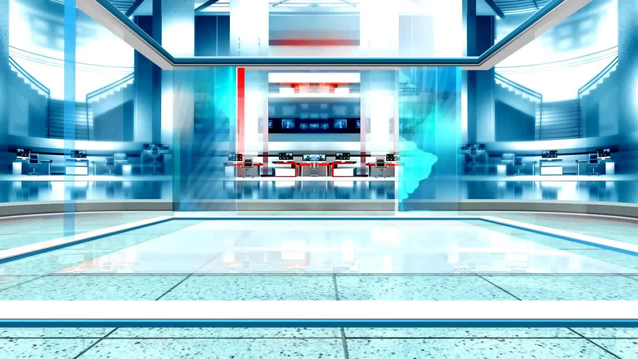 3d 가상 뉴스 스튜디오 배경