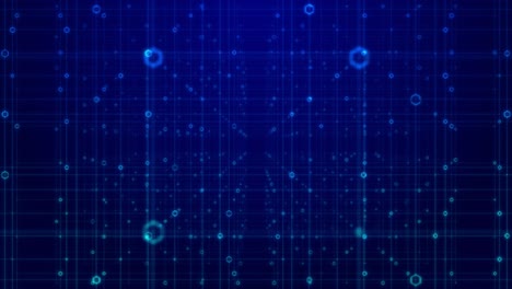 futuristic plexus grid joints combining hexagon shapes form dynamic digital network structure