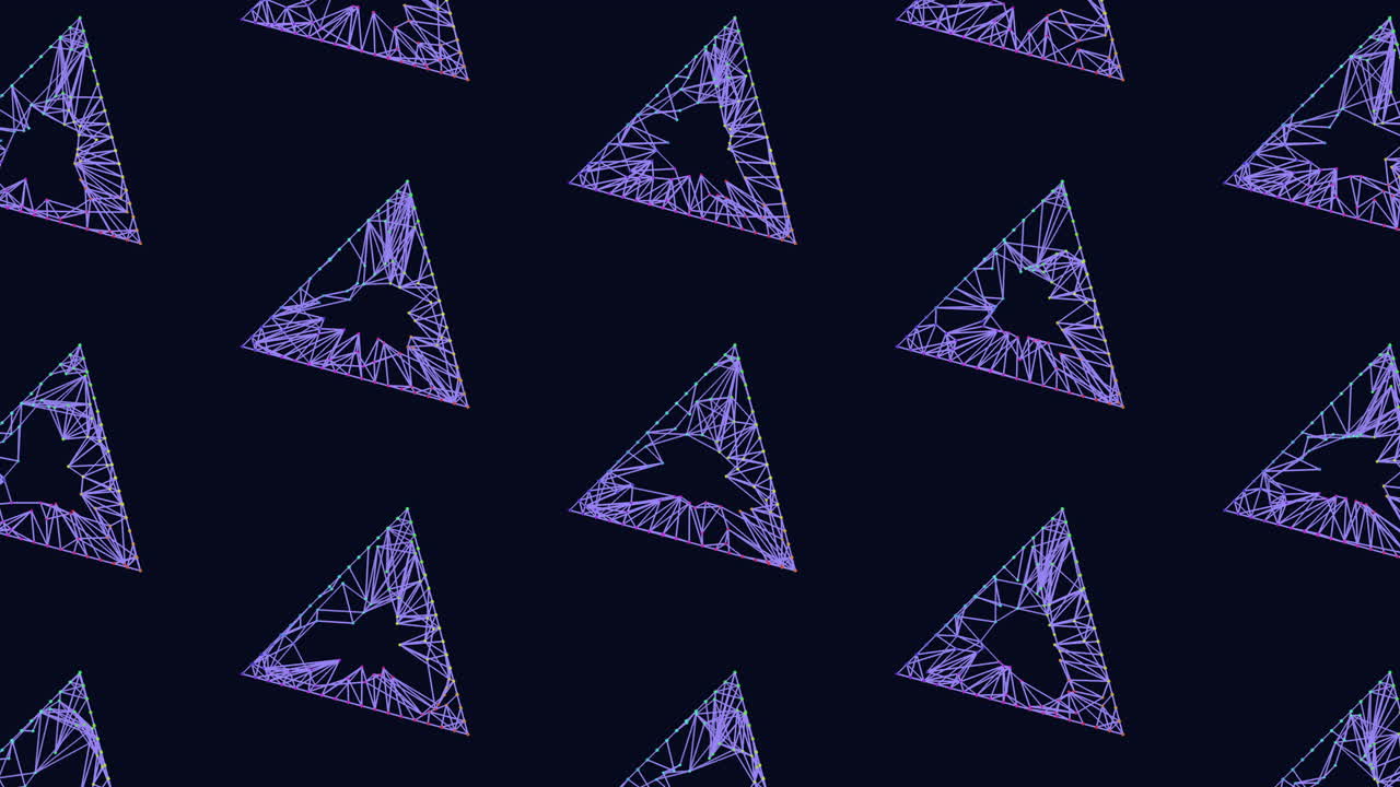 기하학적 패턴과 생동감 넘치는 색상의 추상적인 세계