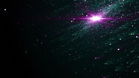 particles green pink event game trailer titles cinematic concert stage background loop