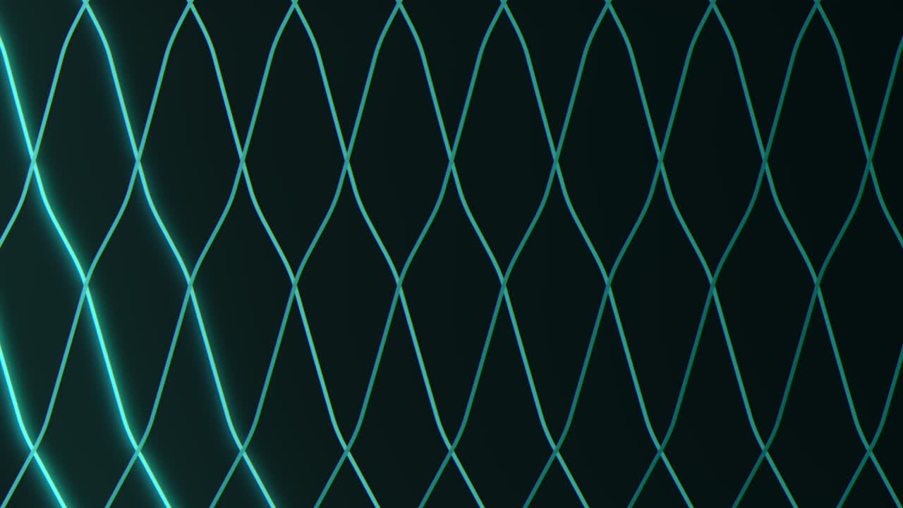 Captivating futuristic blue wave pattern with zigzag lines