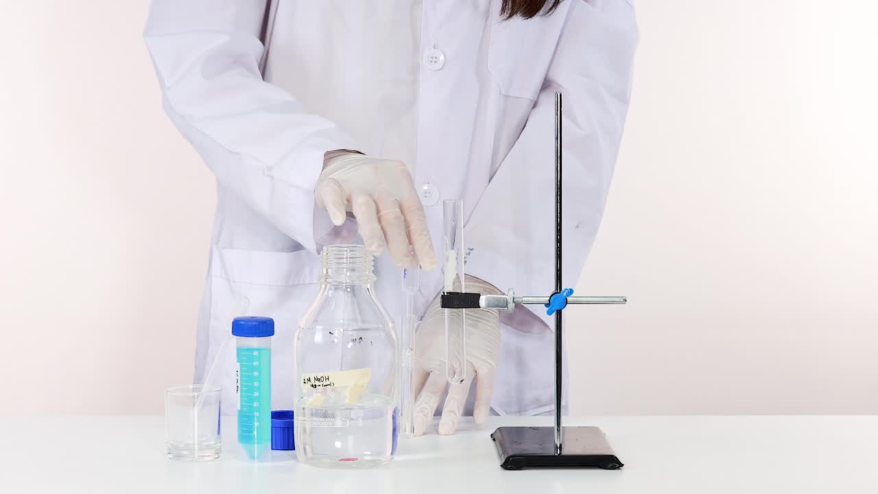 experimento científico en un entorno de laboratorio