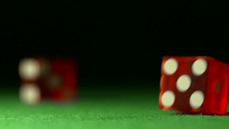Tumbling Casino Dice