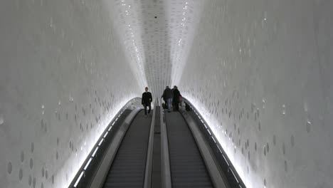 inside staircase at the elbphilharmonie concert hall