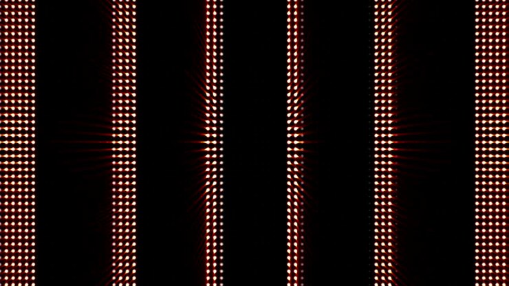 LINES Lights Bulbs Animation, Rendering, Background, Loop