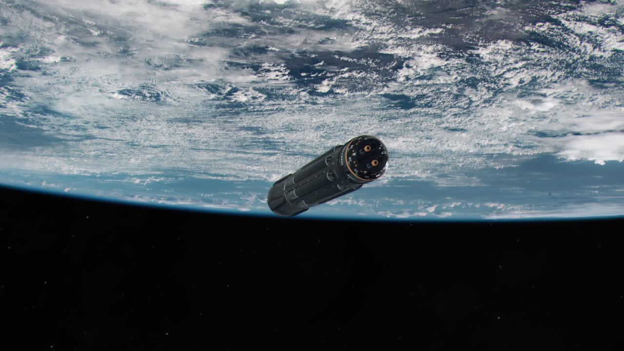 Piattaforma di armi orbitale in orbita attorno al Pianeta Terra