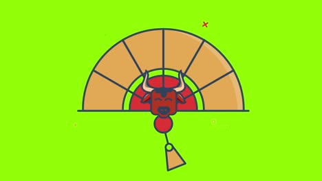 green screen , fan, high quality