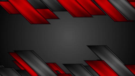 red black glossy stripes abstract tech motion background