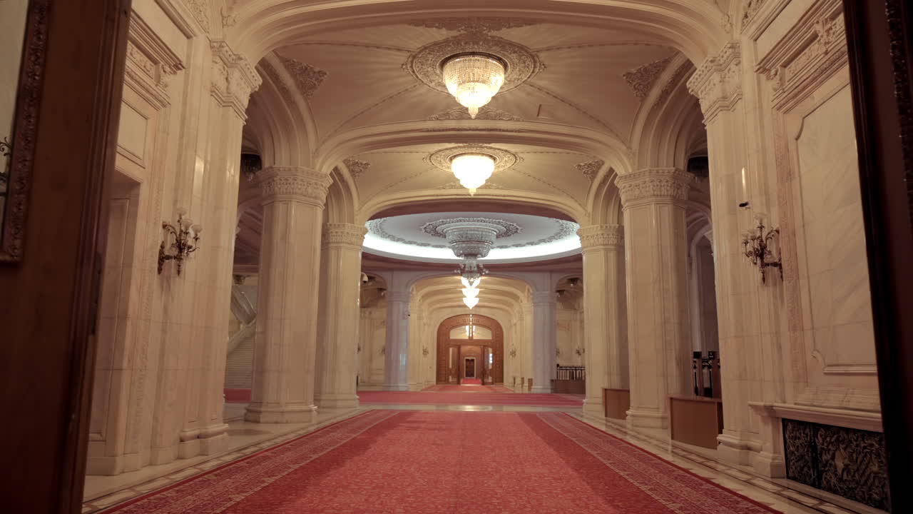 Das Innere des Parlamentspalastes in Bukarest, Rumänien