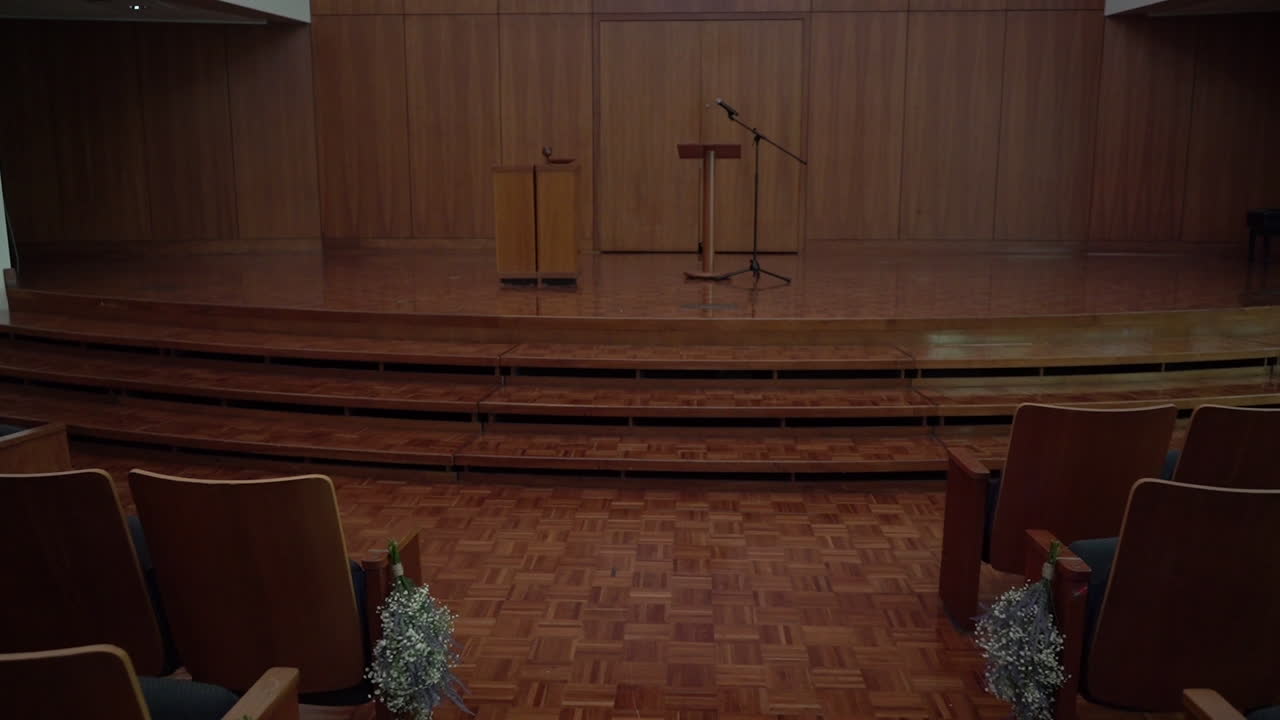 대학 예배당 결혼식 스 ⁇  비디오 영상