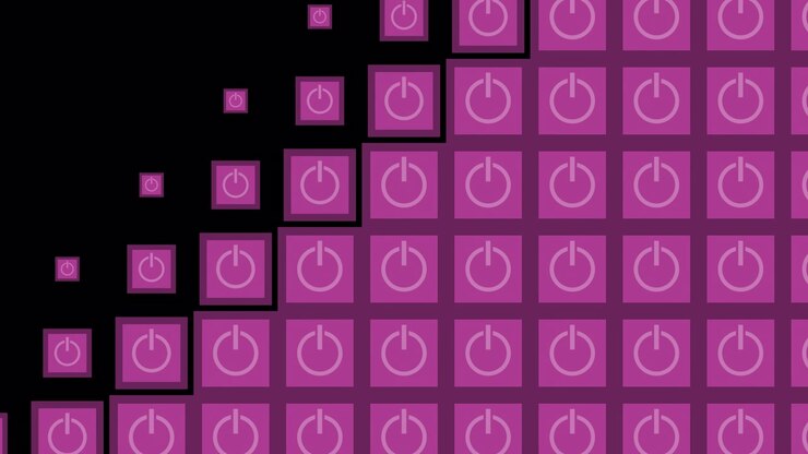 Power Block tile wave Transitions. 1080p - 30 fps - Alpha Channel (4)