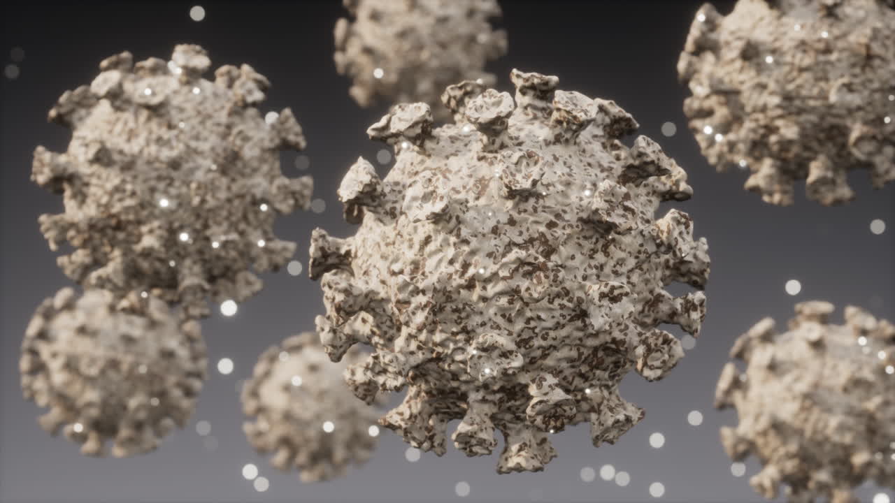 인플루엔자 코로나19 바이러스 변종 코로나바이러스의 이미지