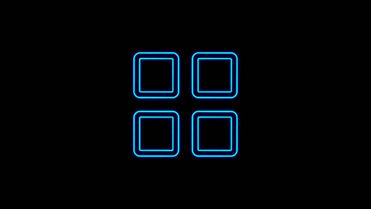 Abstract simple motion graphic with geometric shapes. Perfect for your logo, and text.