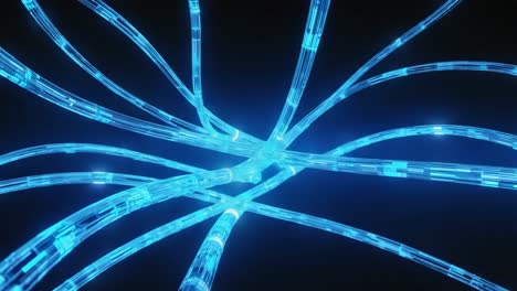 abstract data cables
