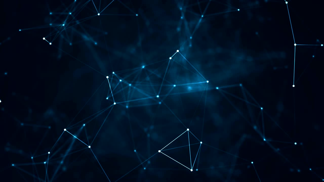 Technology Network Background.