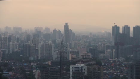 mumbai formerly bombay cityscape skyline, india