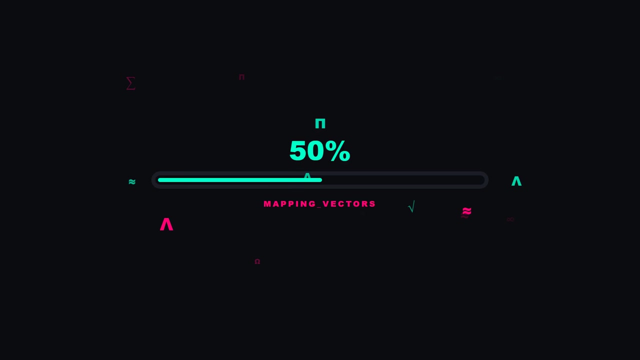 Digital Progress Bar Loading Mathematical Calculations
