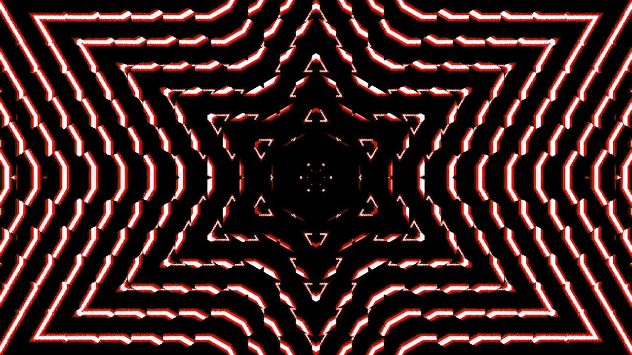 Beautiful video Lines of abstract backgrounds in multicolor textures. With red color reflection.