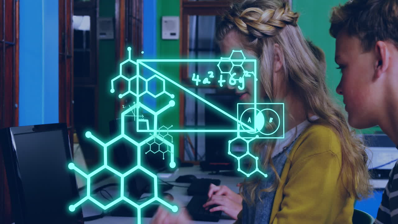 animación de ecuaciones y procesamiento de datos en diversos estudiantes