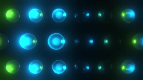 círculos brillantes abstractos