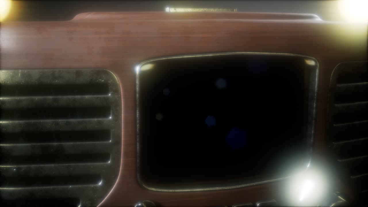 구식 빈티지 레트로 라디오