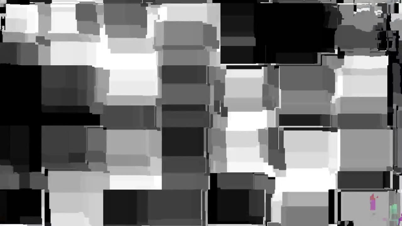 Pantalla de televisión distorsionada
