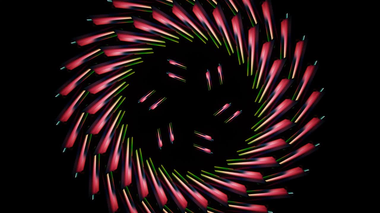 Abstract Pulsating VJ Loop Pattern