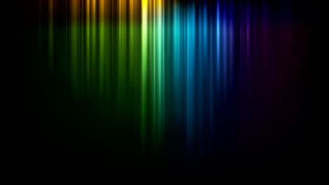 abstracto de rayas de arco iris vibrantes animación de video