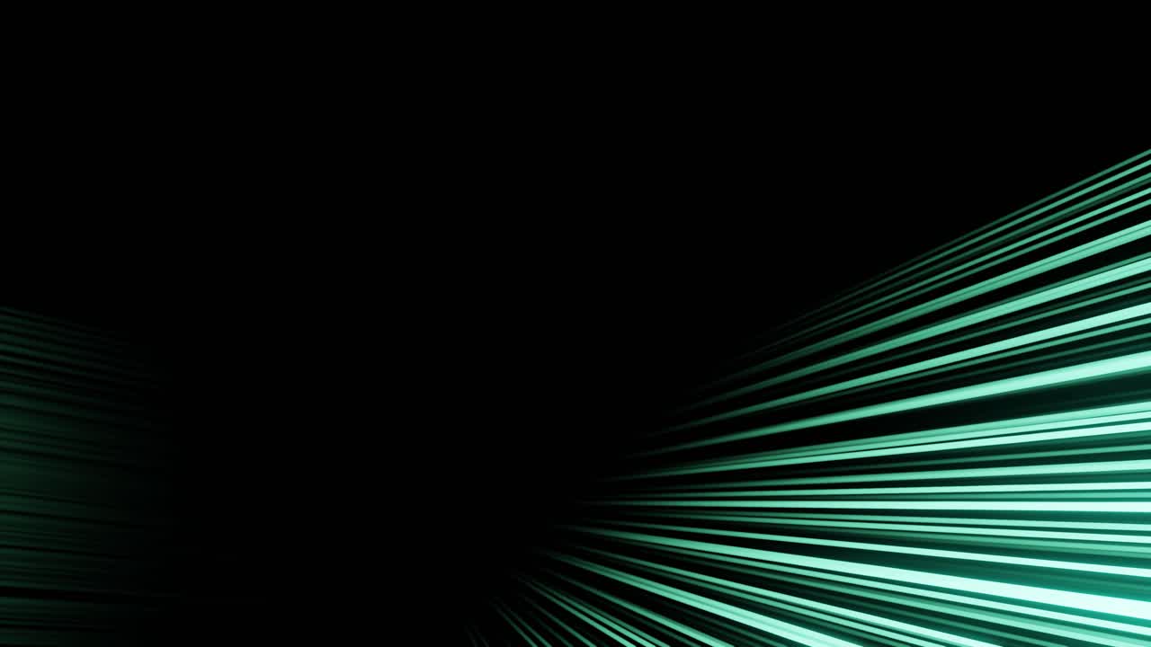 3D animation of loopable glowing blue lines moving seamlessly