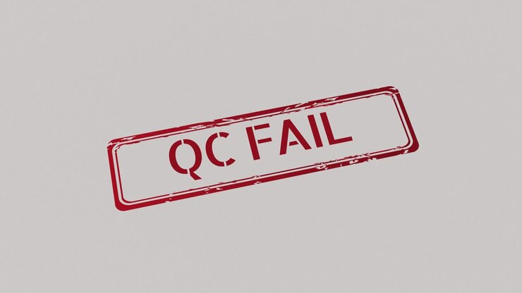QC FAIL Stamp