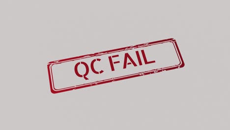 QC-Fehlerstempel