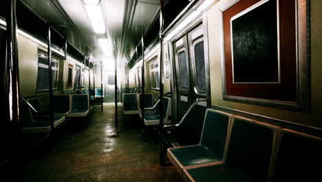 empty subway car