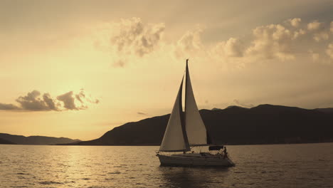 sunset sailboat on the ocean