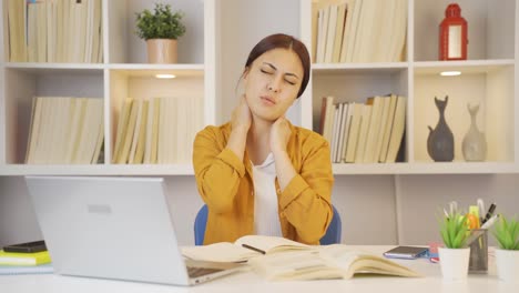 Female-student-with-Neck-Pain.