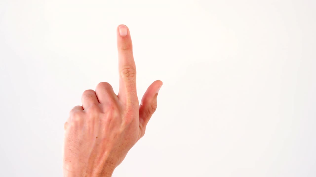 손으로 숫자를 세는 것