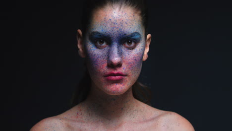 Creative,-makeup-and-art-with-woman-for-abstract