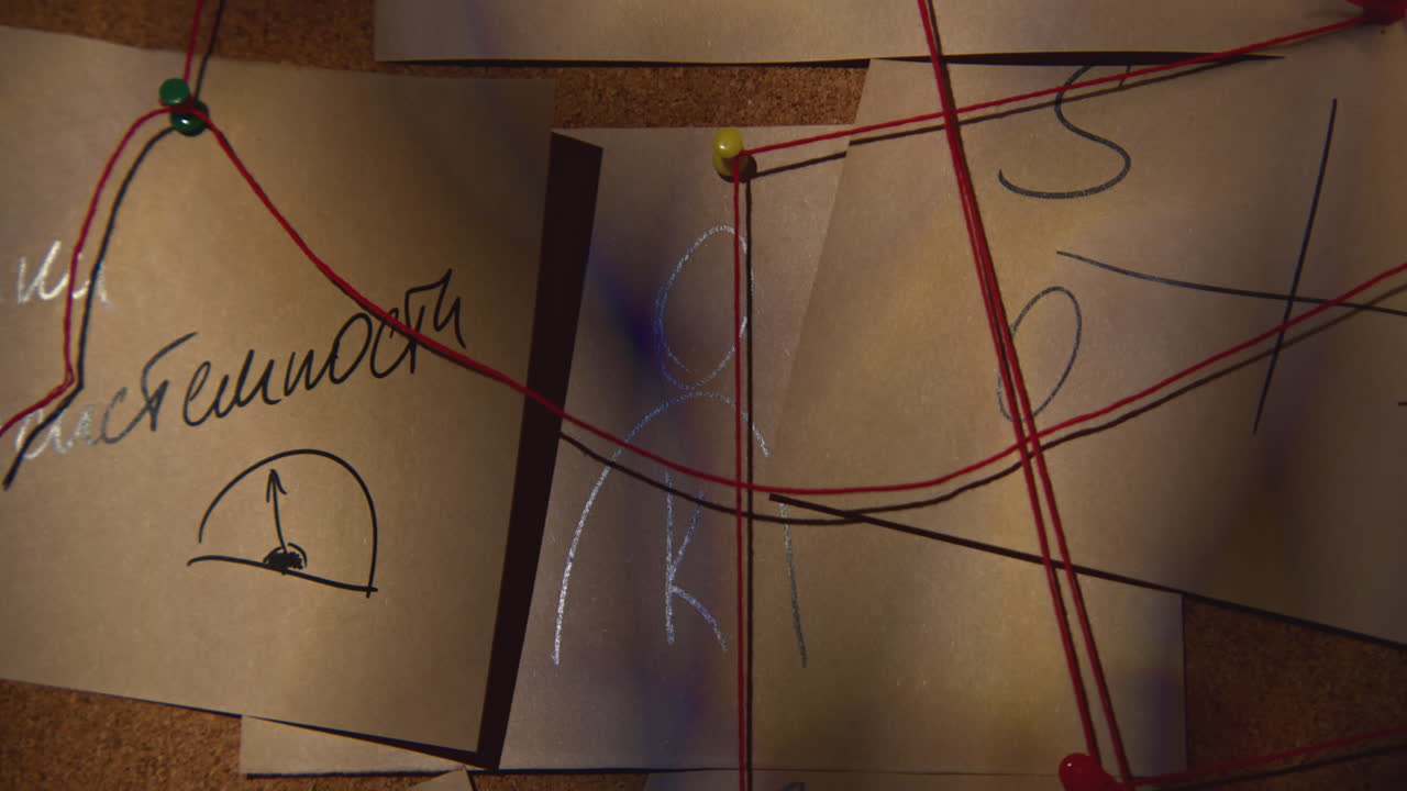 적적한 메모와  연결이 있는 코크보드