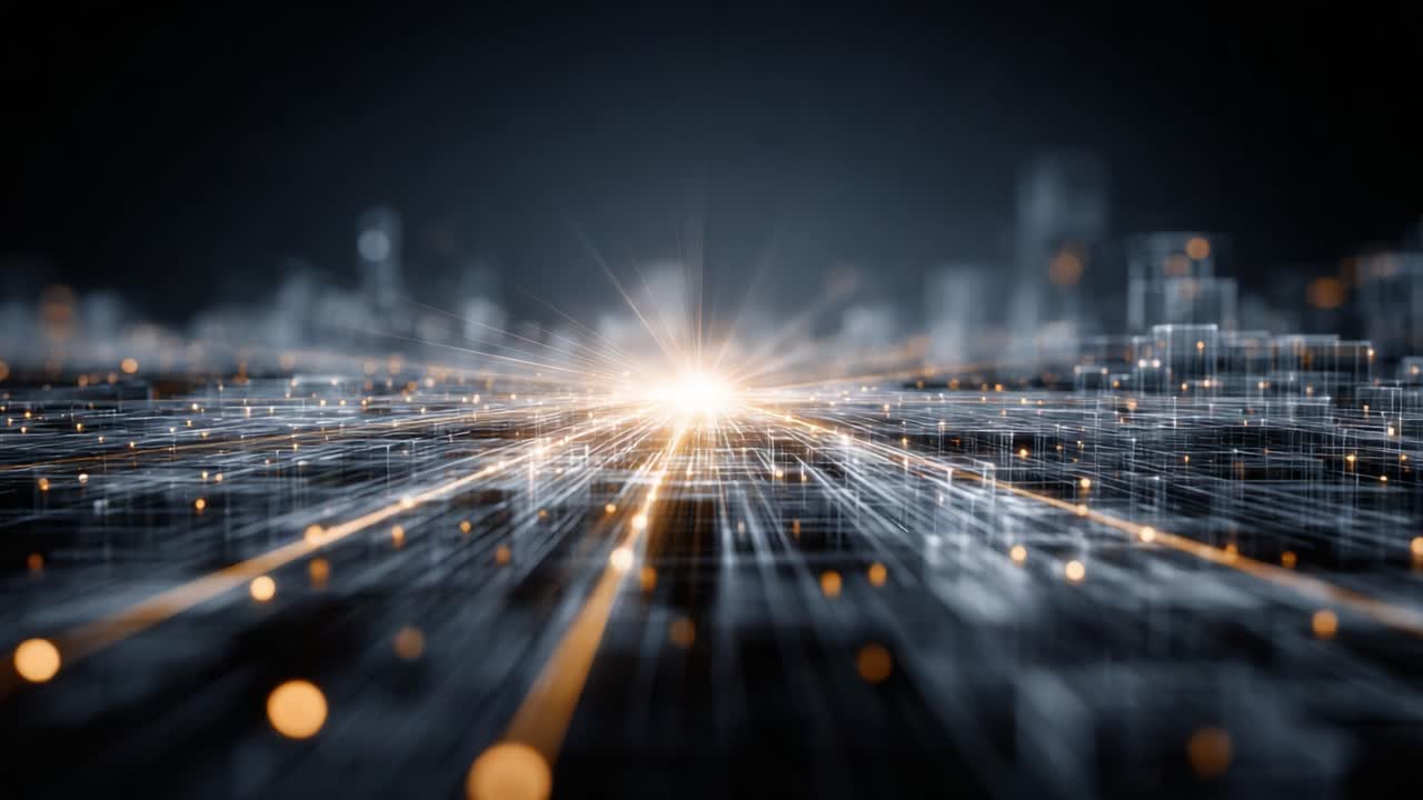 Dynamic Visualization of Digital Connectivity: A Stunning Representation of Data Flow and Network Interactions, Showcasing the Essence of Modern Technology and Innovation