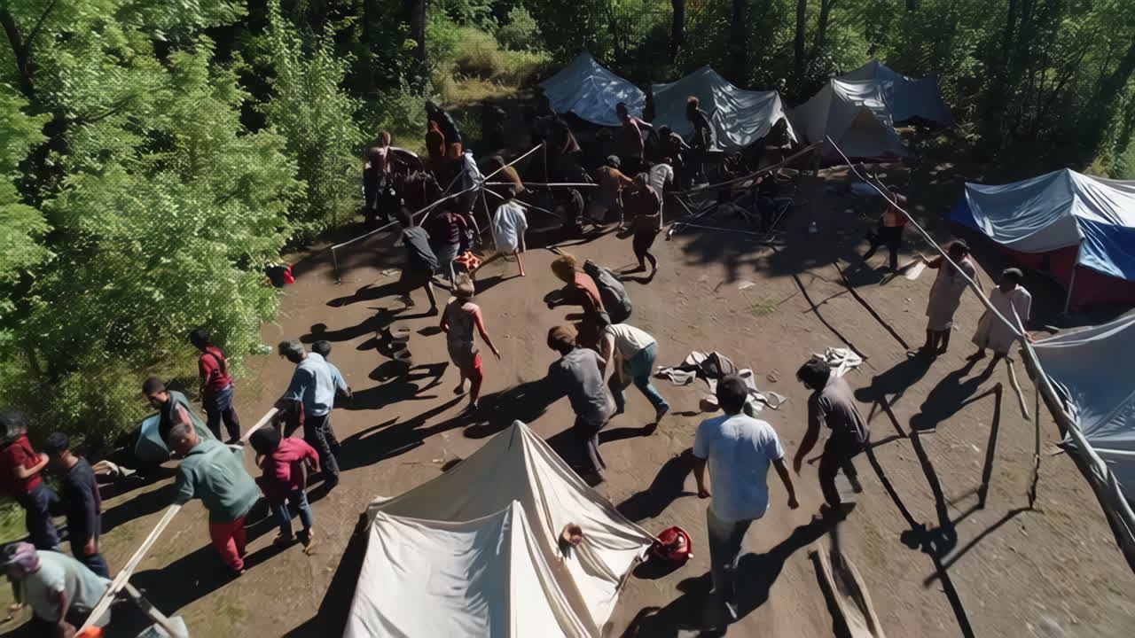 Large Group Camping Event