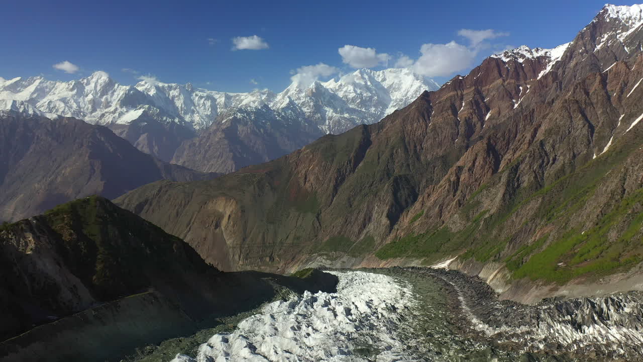 imágenes aéreas, rakaposhi pakistán