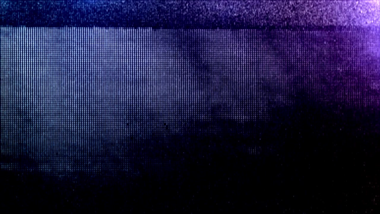 Dynamischer blauer Lichtleck und digitaler Glitch-Übergangseffekt